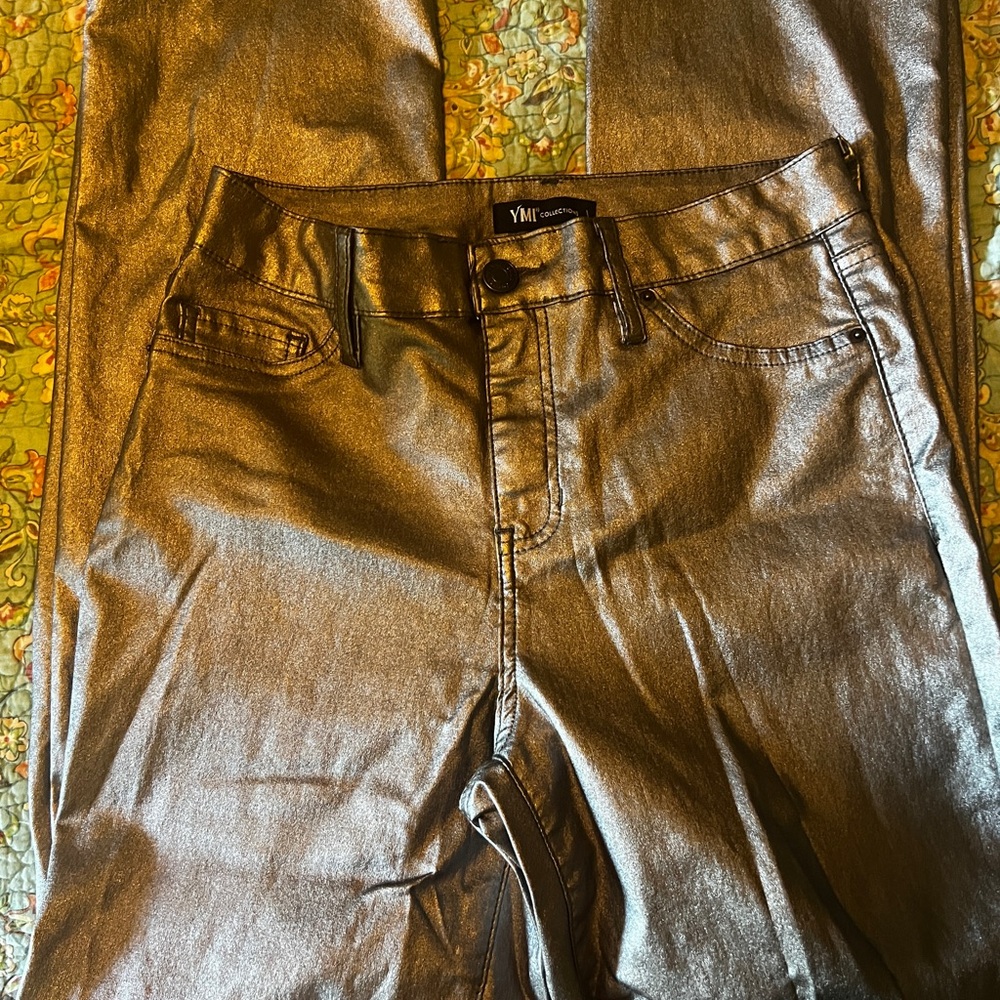 YMI Shimmering Silver Pants